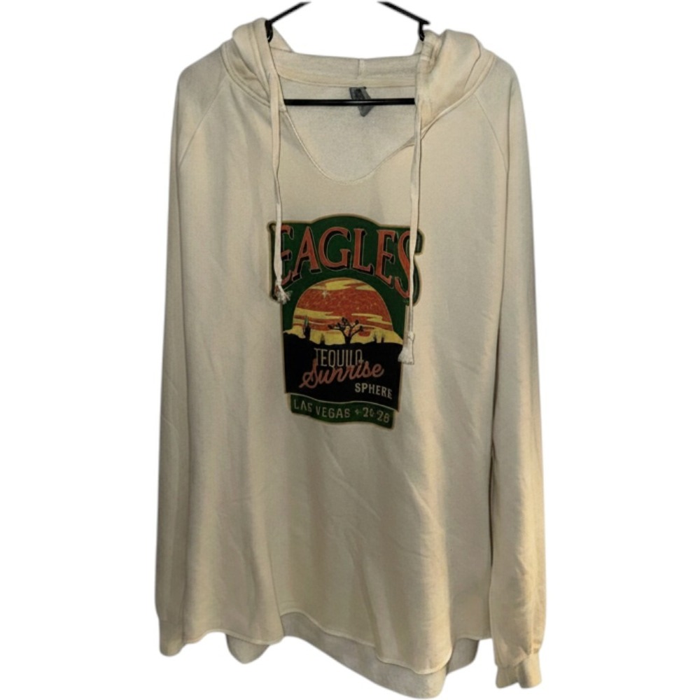 The Eagles Tequila Sunrises Sphere '23-'25 Las Vegas Hoodie 2XL Pullover  V-Neck